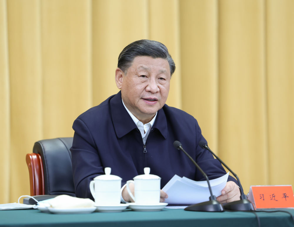 2023年6月2日，習(xí)近平在北京出席文化傳承發(fā)展座談會(huì)并發(fā)表重要講話。新華社記者 鞠鵬 攝