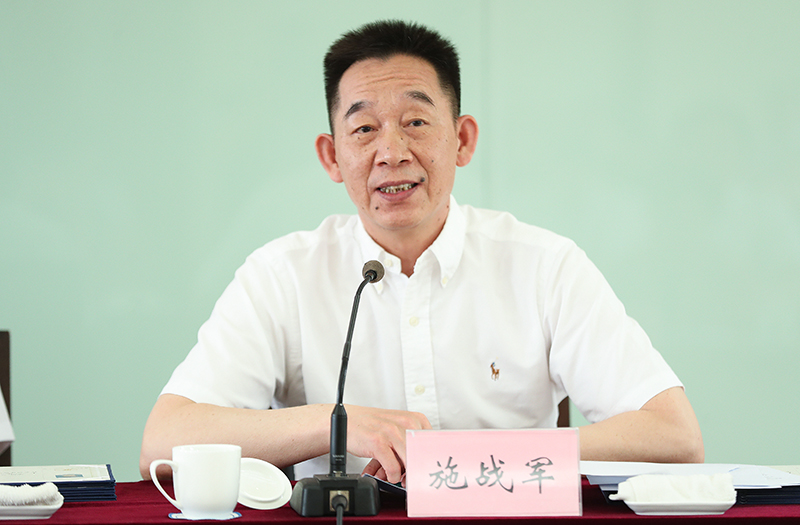 中國(guó)作協(xié)黨組成員、書記處書記施戰(zhàn)軍講話