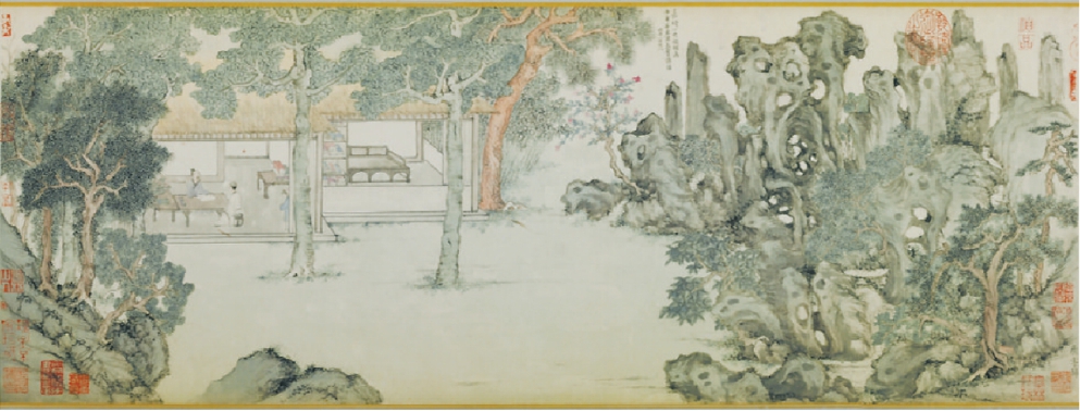 文徵明《真賞齋圖》，中國國家博物館藏