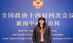 全國(guó)政協(xié)委員、中國(guó)視協(xié)副主席、編劇王麗萍
