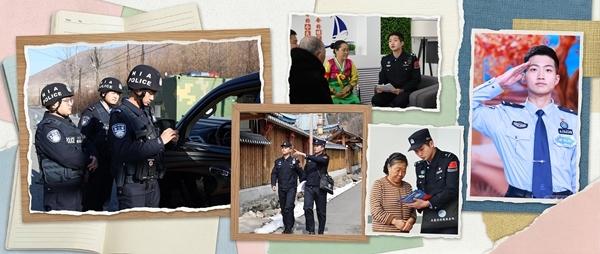 滕凱楓作為一名移民管理警察在景區(qū)出警的一天。受訪者供圖